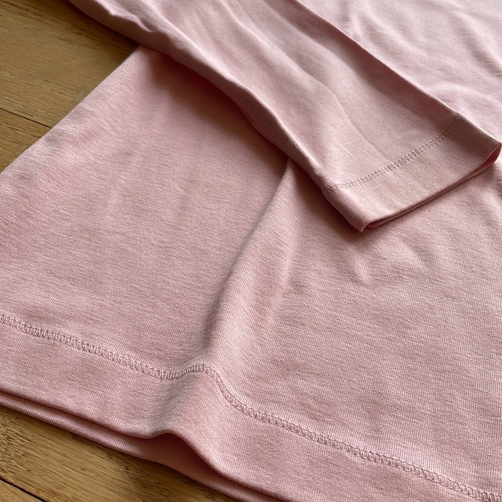 Kate Hill long sleeve top, pink, women’s size L, NWT - Picture 6 of 8